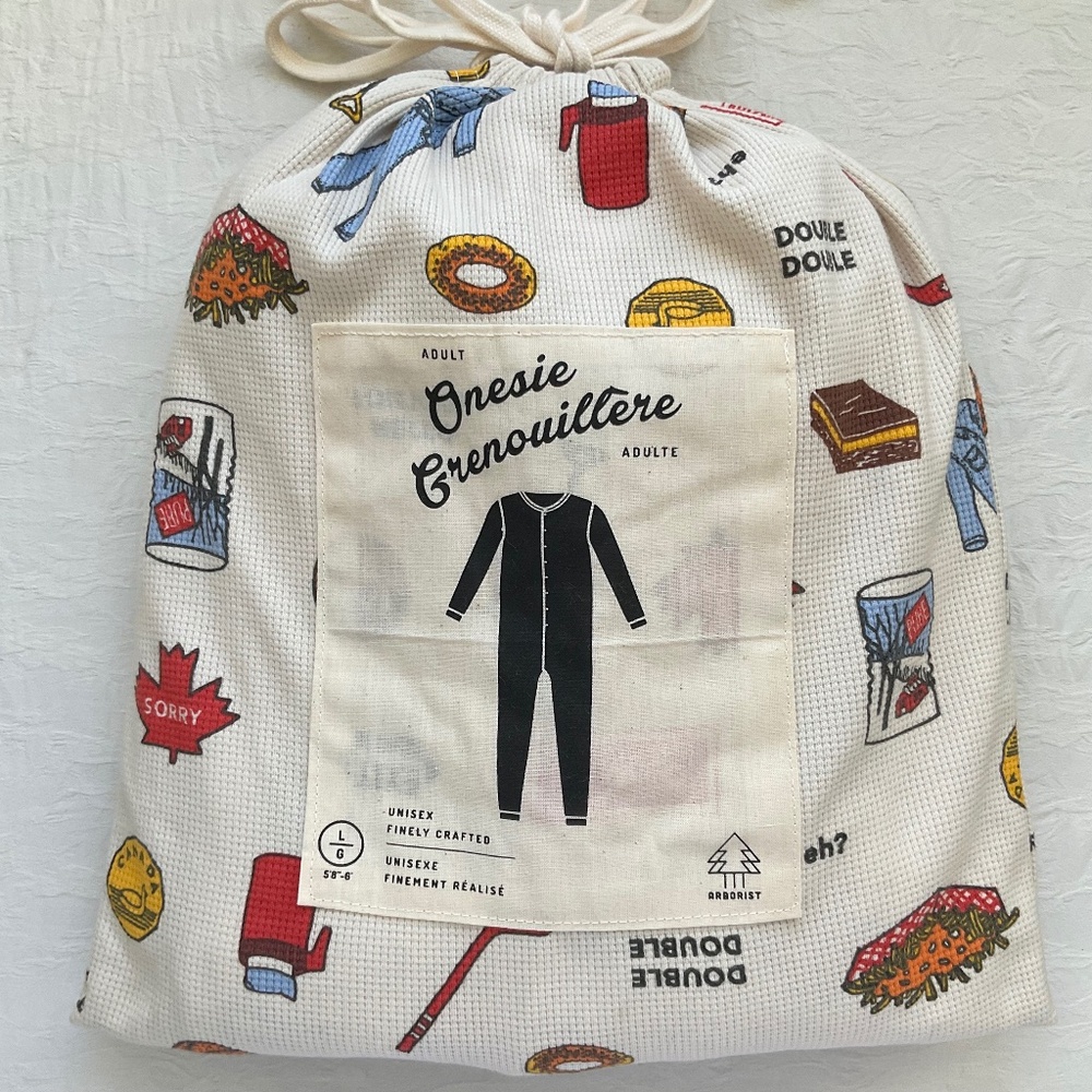 Arborist Eh! Canada Adult Onsie Unisex Size Large